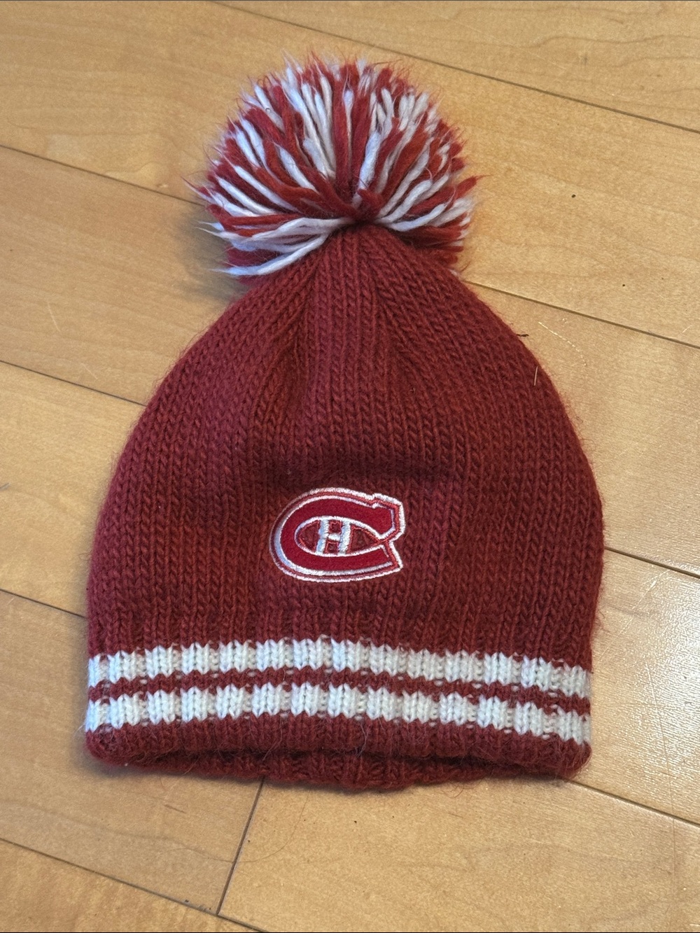 Kids Infant Toddler Pom Knit Beanie - NHL Montreal Canadiens